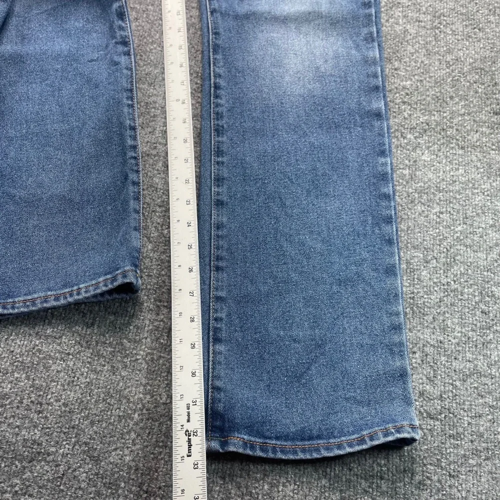 True Religion Ricky Relaxed Straight Jeans Mens 35 Blue Denim Pants